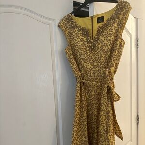 Adrianna Papell Yellow Dress